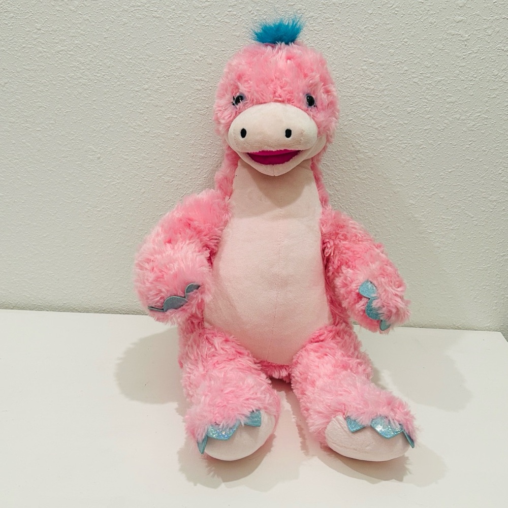 Retired Build-A-Bear Pink Stegosaurus Plush